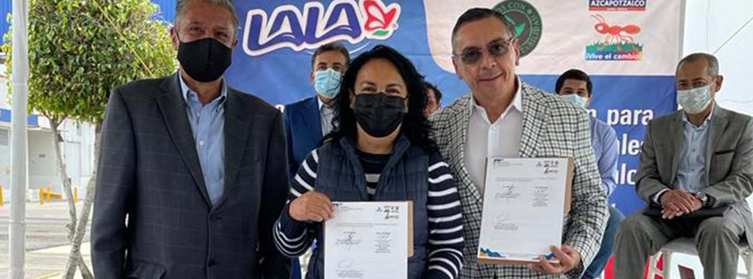 Coparmex Metropolitano del Estado de México suma esfuerzos con Grupo Lala y la Alcaldía de Azcapotzalco en favor de la Gestión Eficiente de Agua.