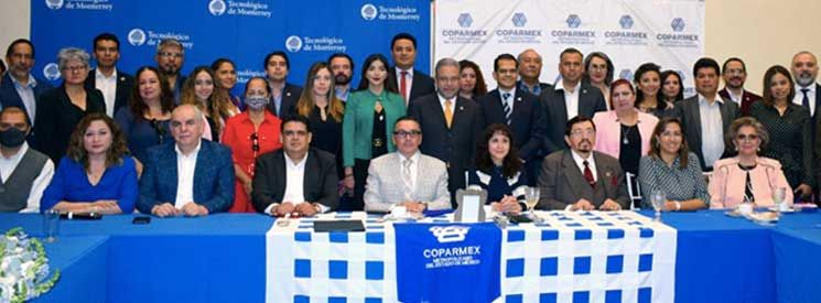 El Instituto Tecnológico y de Estudios Superiores de Monterrey Campus Estado de México firma convenio con Coparmex Metropolitano del Estado de México
