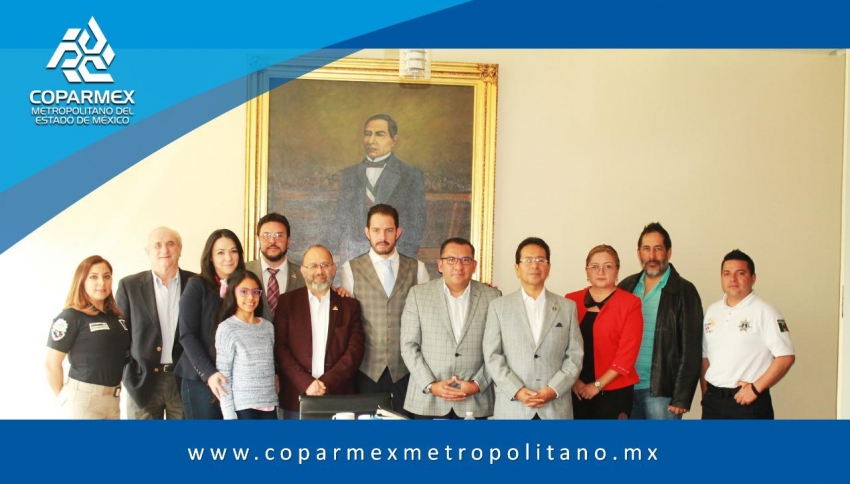 Empresarios se unen a estrategia de seguridad ciudadana y prevención del delito, en Naucalpan.